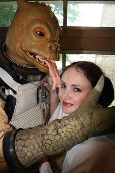 Bossk Pilot and Senator Leia Organa.