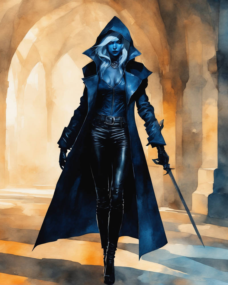 Drow Rogue 041 by Cyber-Inu on DeviantArt