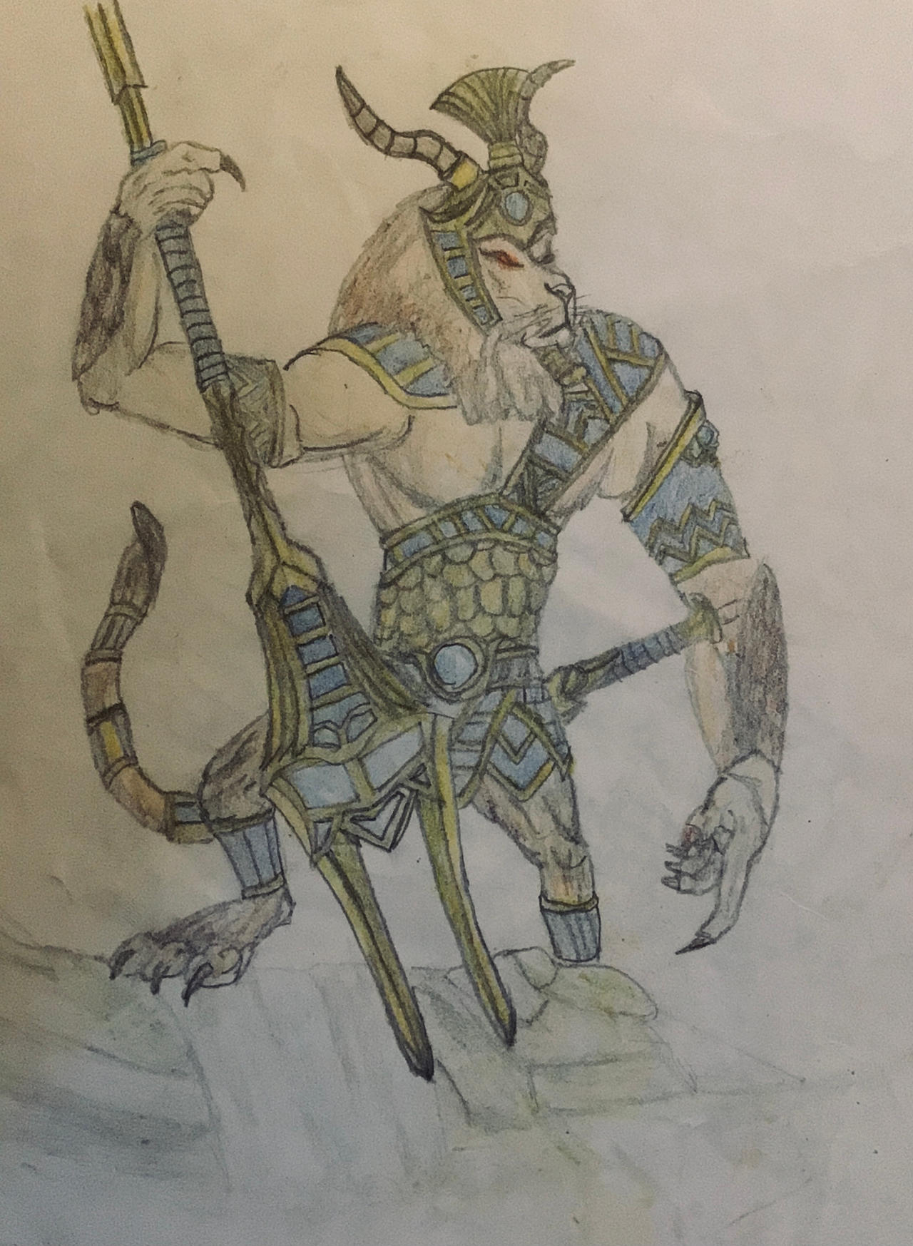 Anhur Anhur, Egyptian god of war. by Kobe3 on DeviantArt