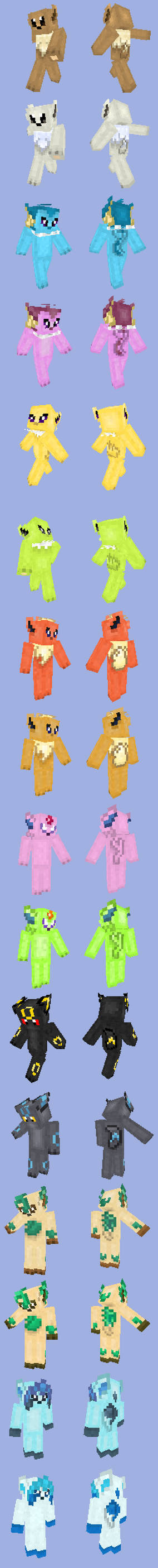 Eeveelution Minecraft Skins