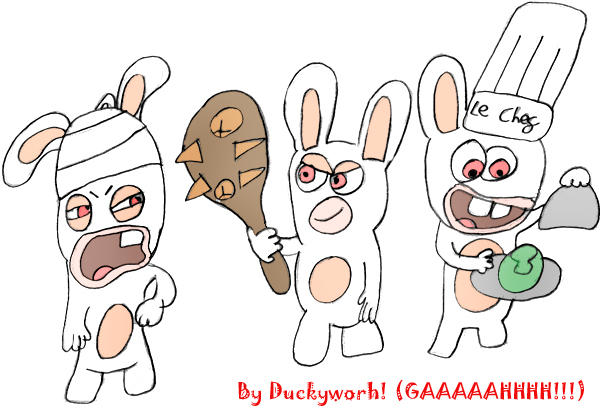 Raving Rabbids by Duckyworth on DeviantArt