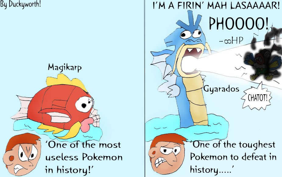 Magicarp Variations The Evolutions Of Magikarp by Duckyworth on DeviantArt