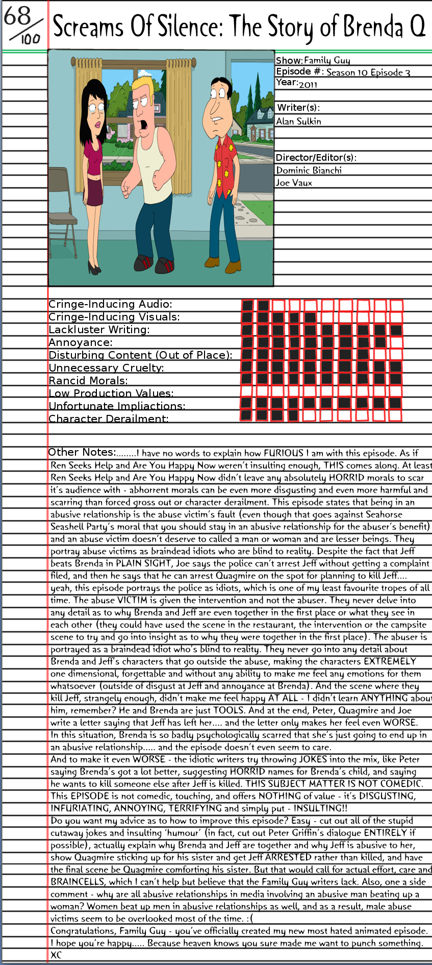 Screams Of Silence The Story of Brenda Q Notepage by Duckyworth on