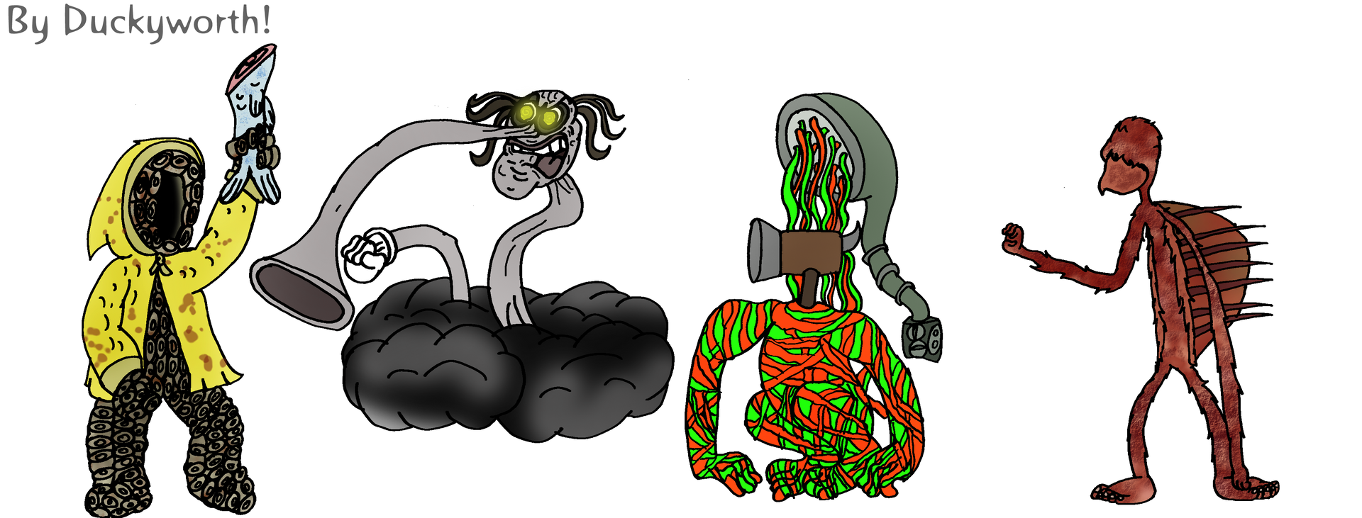 Bogleech Patterns (COMMISSION) Bogleech Creatures Compilation by Duckyworth on DeviantArt