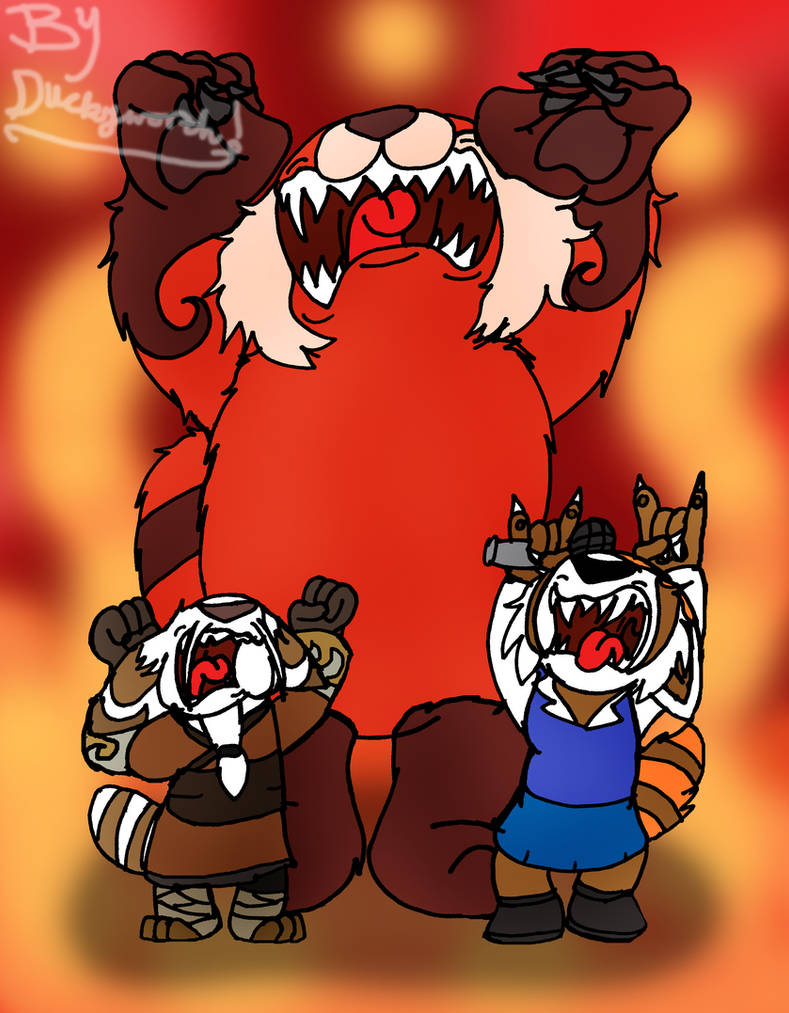 Red Panda Rage by Duckyworth on DeviantArt