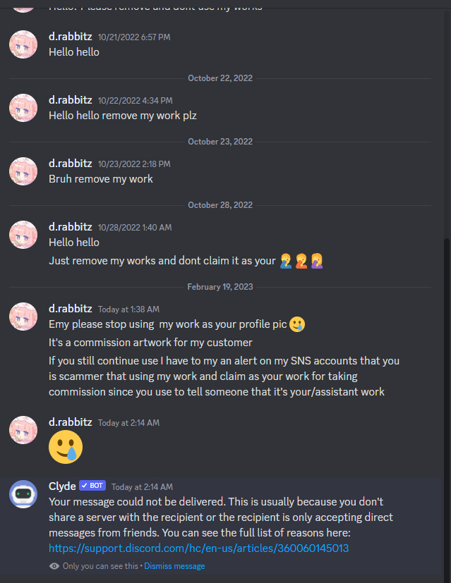 Deviantart Scams Discord art commission scam alert by DRabbitz on DeviantArt