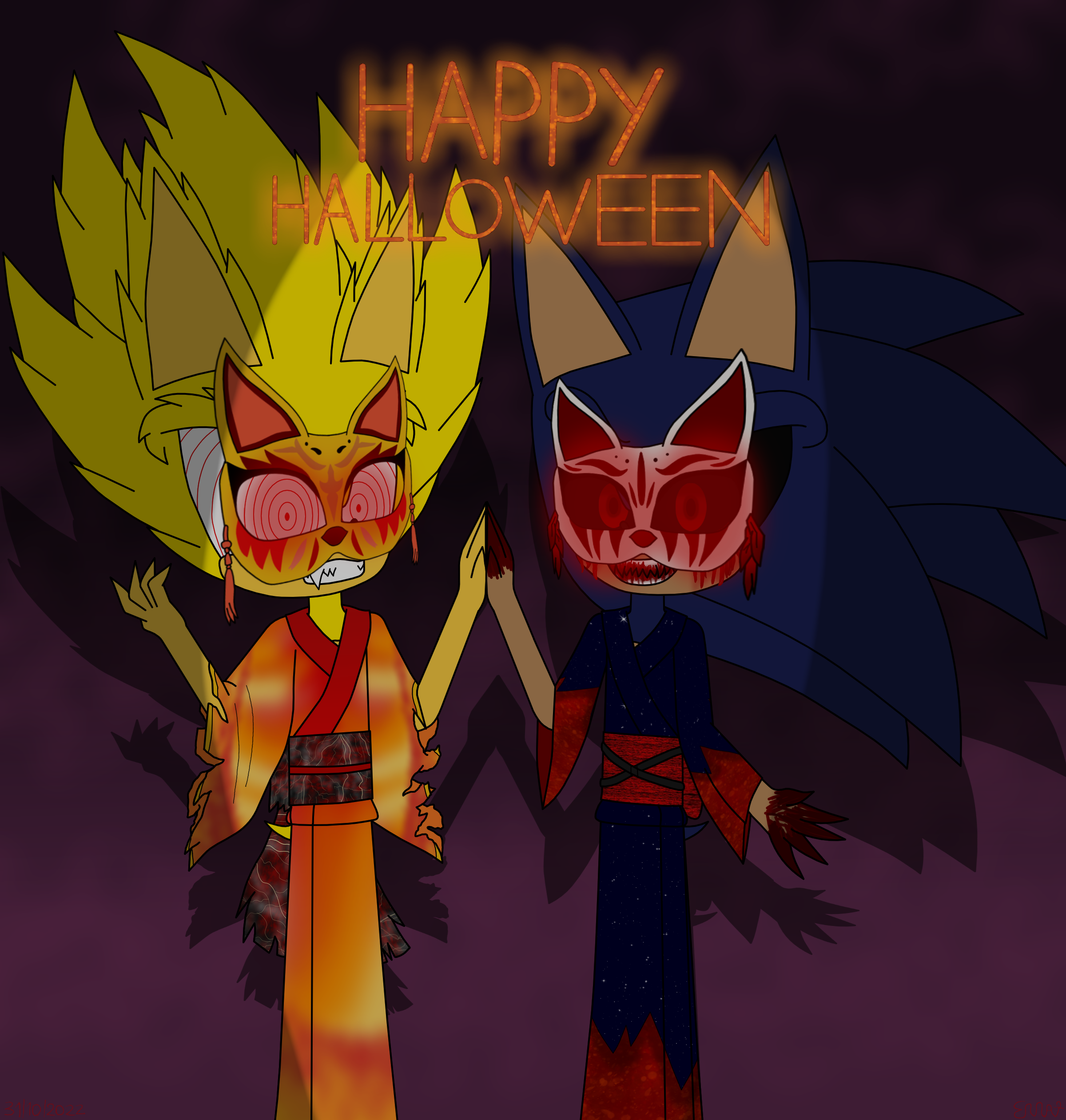 Fleetway and Sonic.EXE by VIZUVIS613 on DeviantArt