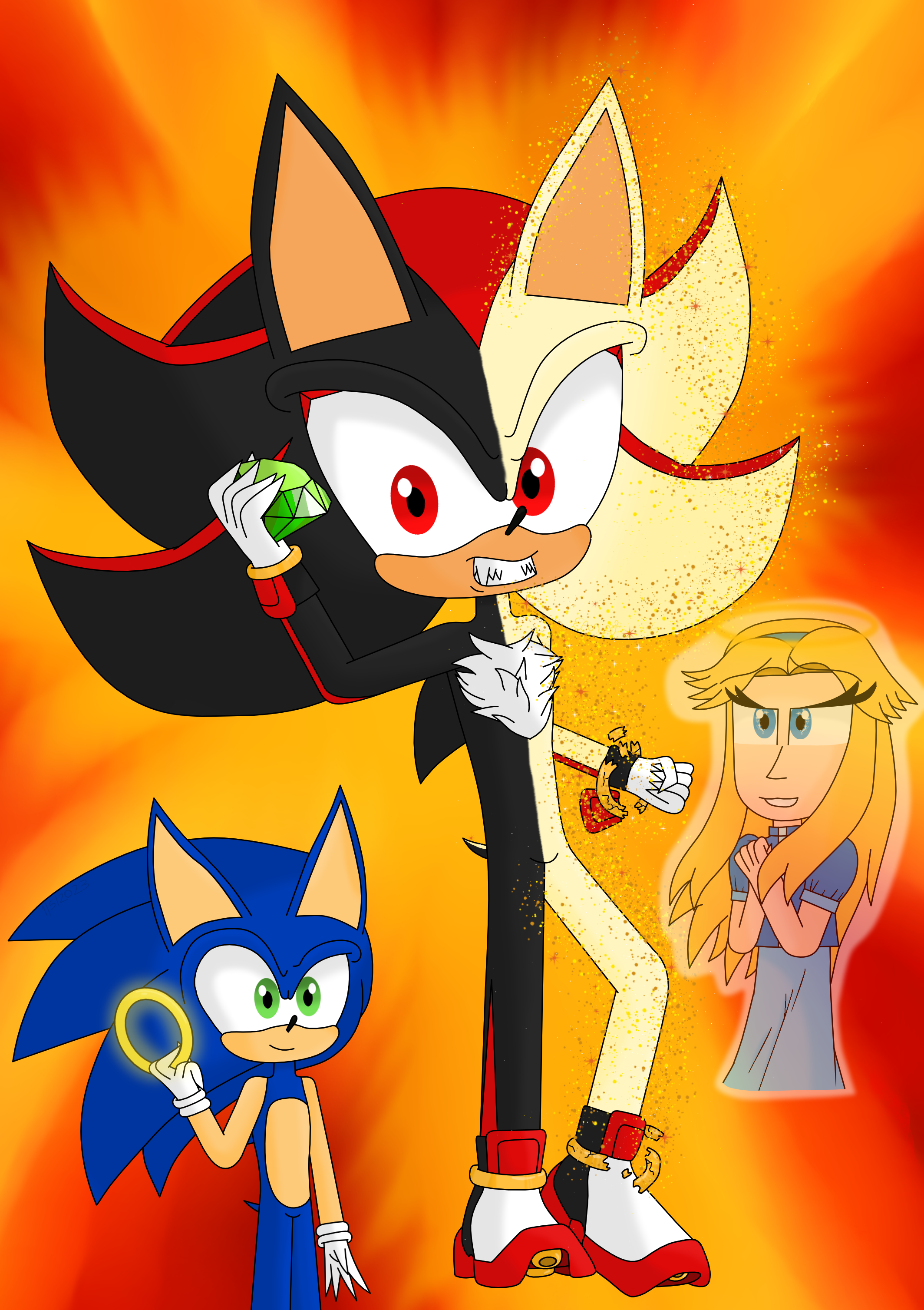 Shadow Control Power SHADOW THE HEDGEHOG Chaos Control Power Transforma by Redfoxart21 on ...