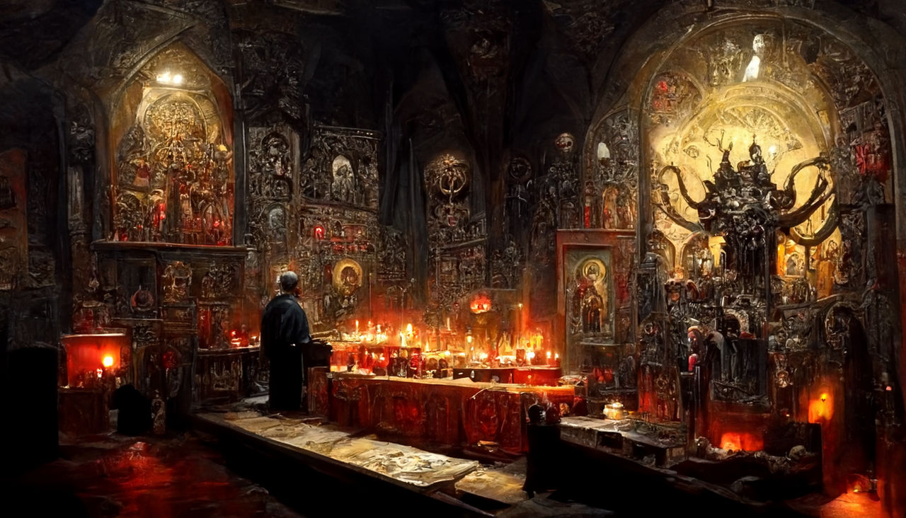 Demon Ritual Building medieval demonic temple by DFGBBX on DeviantArt