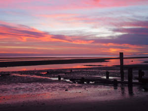 Sunrise at Golden Bay