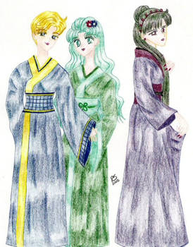 Uranus, Neptune, Pluton Kimono