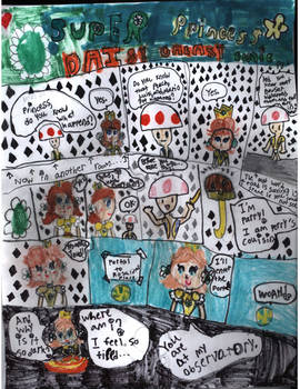 Super Princess Daisy galaxy comic page 2