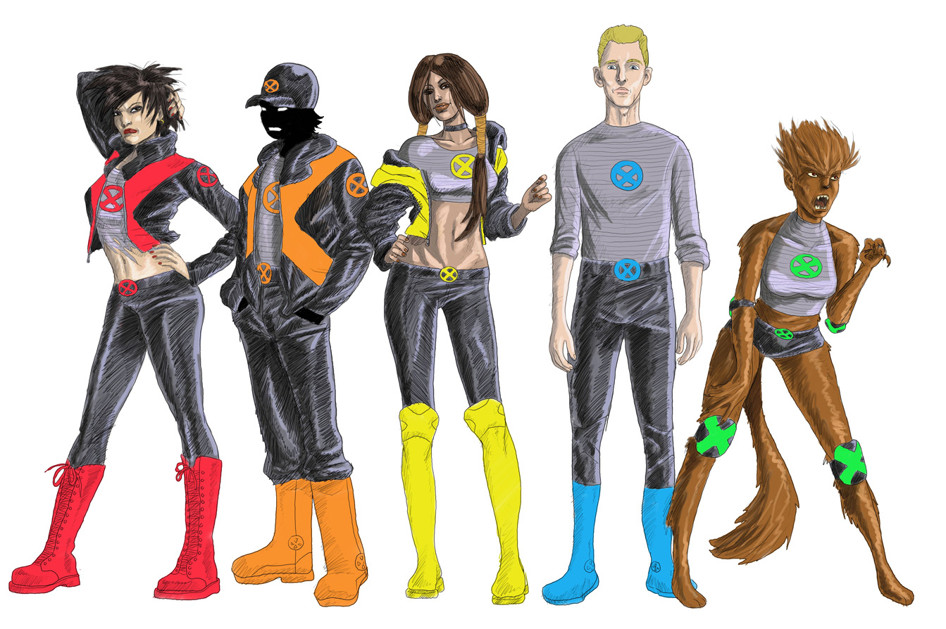 The New Mutants by The-Mirrorball-Man on DeviantArt