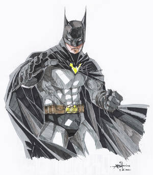 Batman marker sketch