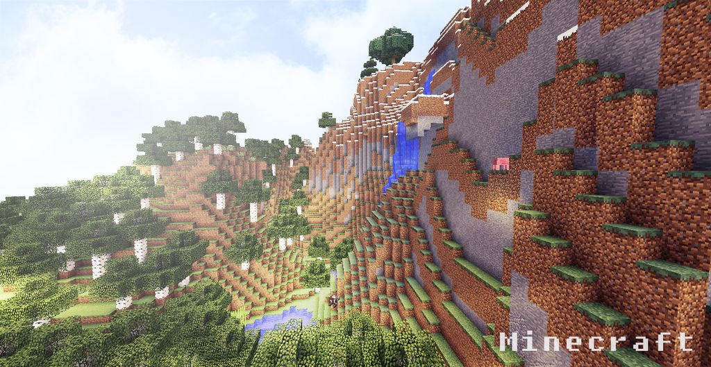 Minecraft landscape 1 by DrArtak on DeviantArt