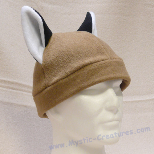 Fox hat in beige