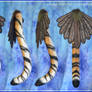 Gryphon tail - origin: siberian tiger golden eagle