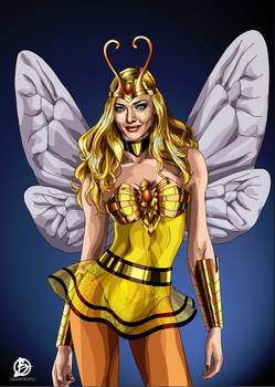 Sweet Bee Illustration - Princess Of Power 