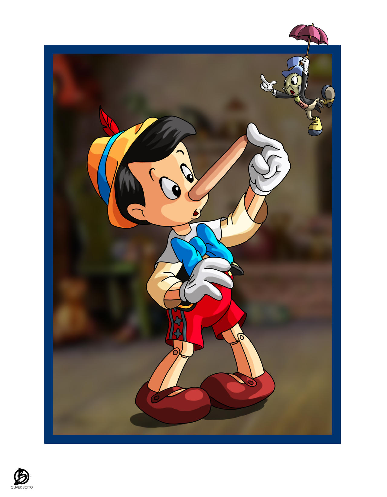 Pinocchio Log Pinocchio Illustration - Disney by Orb78 on DeviantArt