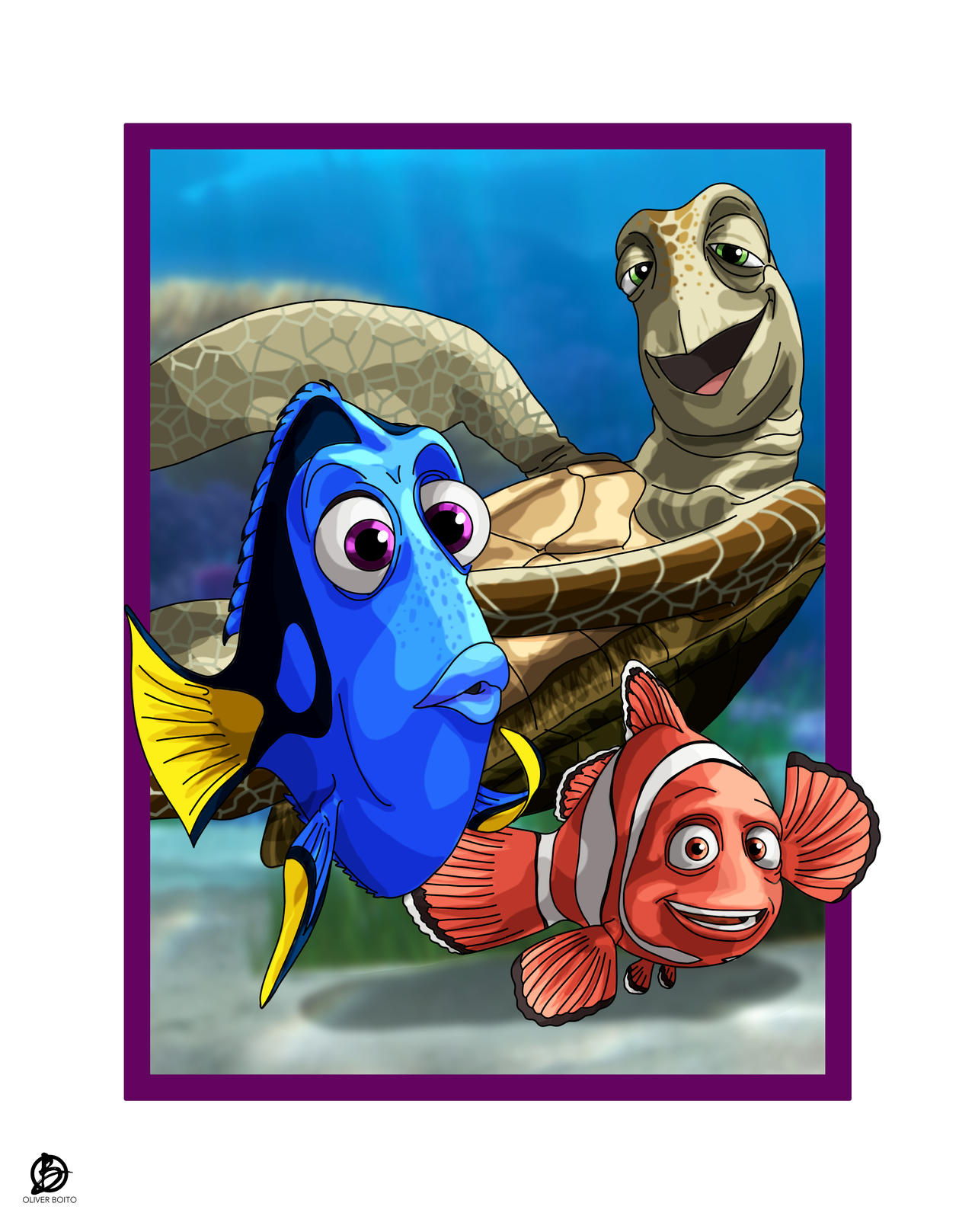 Finding Nemo Illustration - Disney Pixar by Orb78 on DeviantArt