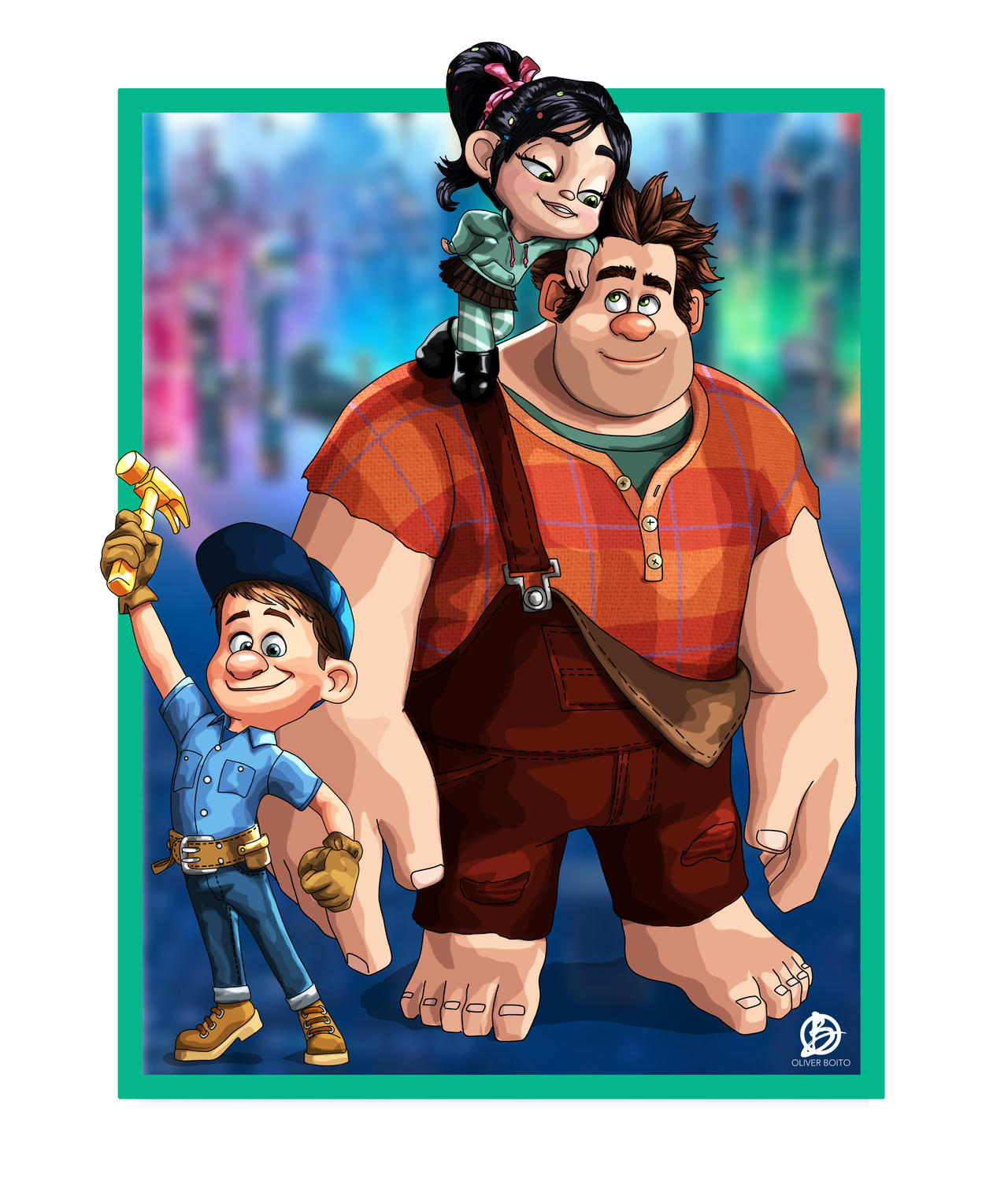 Deviantart Ralphie Disney Wreck It Ralph Illustration - Disney by Orb78 on DeviantArt