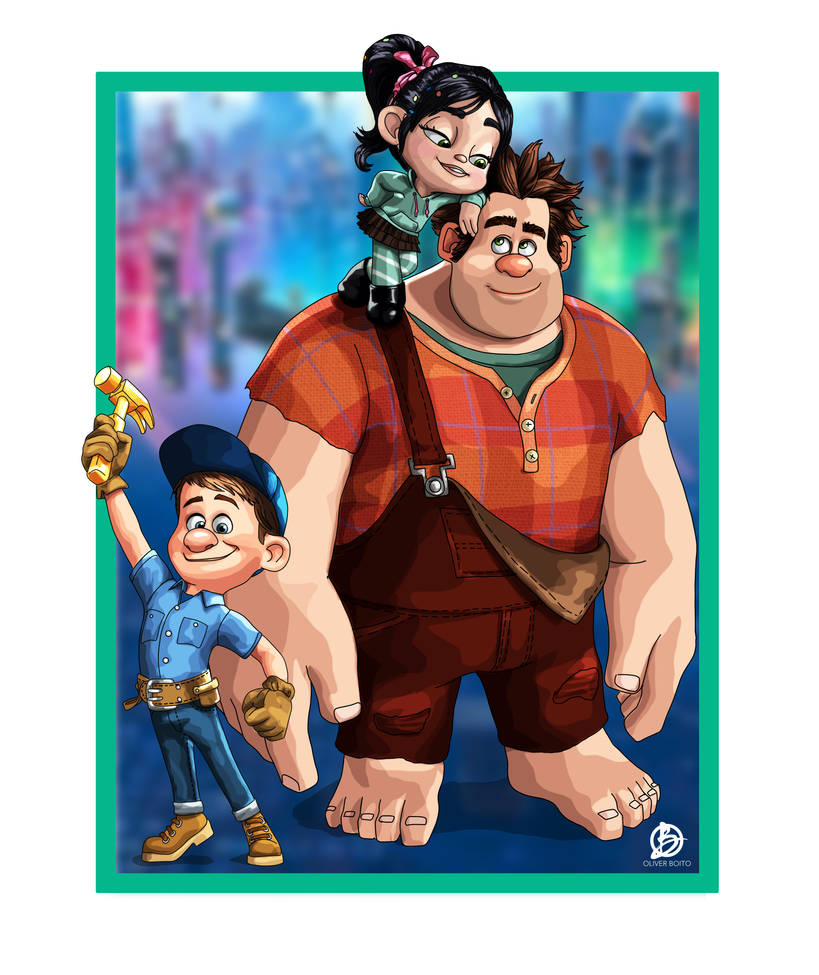 Wreck It Ralph Illustration - Disney by Orb78 on DeviantArt