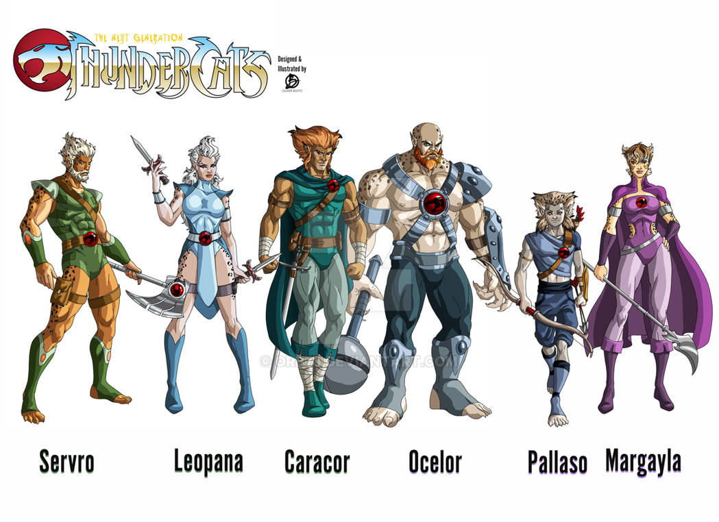 New Thundercats - original character designs by Orb78 on DeviantArt