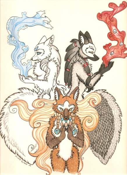 Elemental foxes