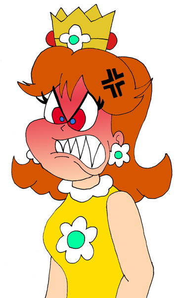 Angry Daisy by ZeFrenchM on DeviantArt