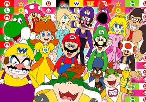 Mario crew 25th anniversary