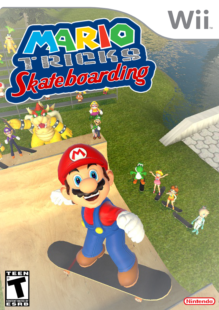 [GMOD] Mario Tricks Skateboarding