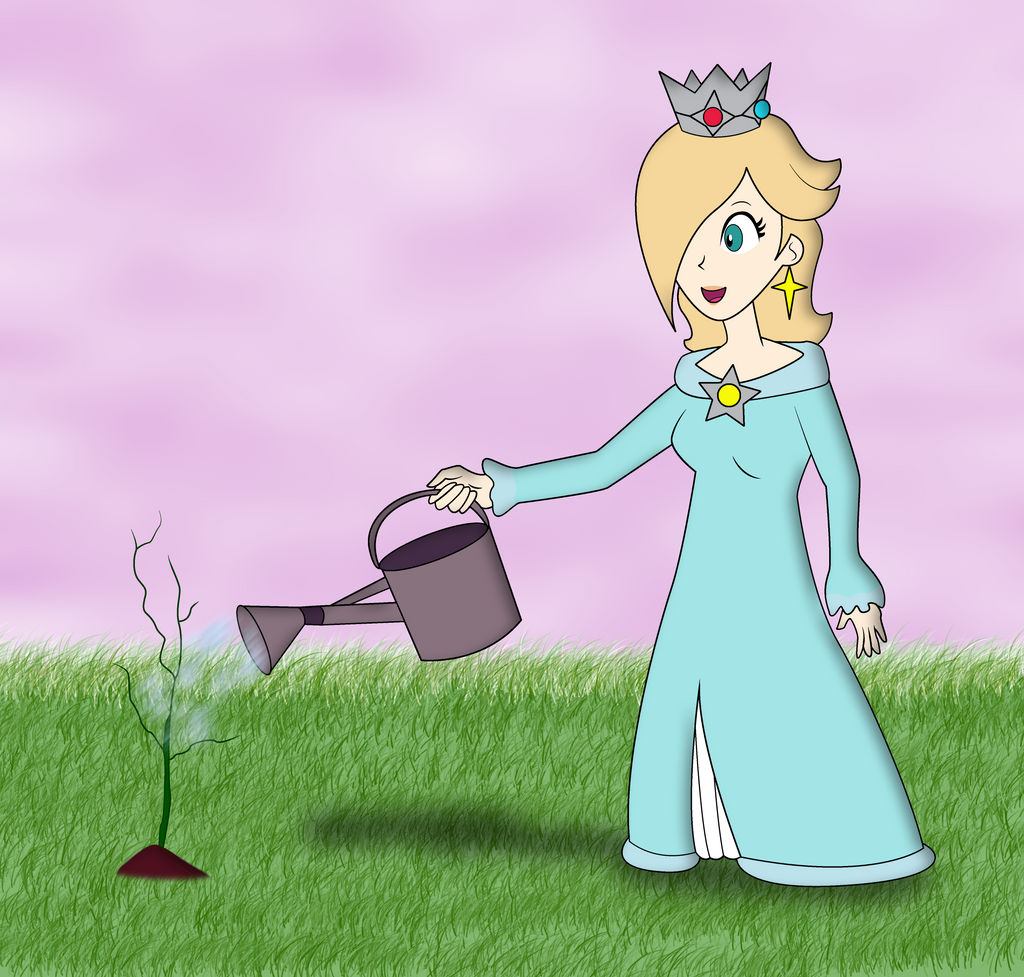 Rosalina's gardening