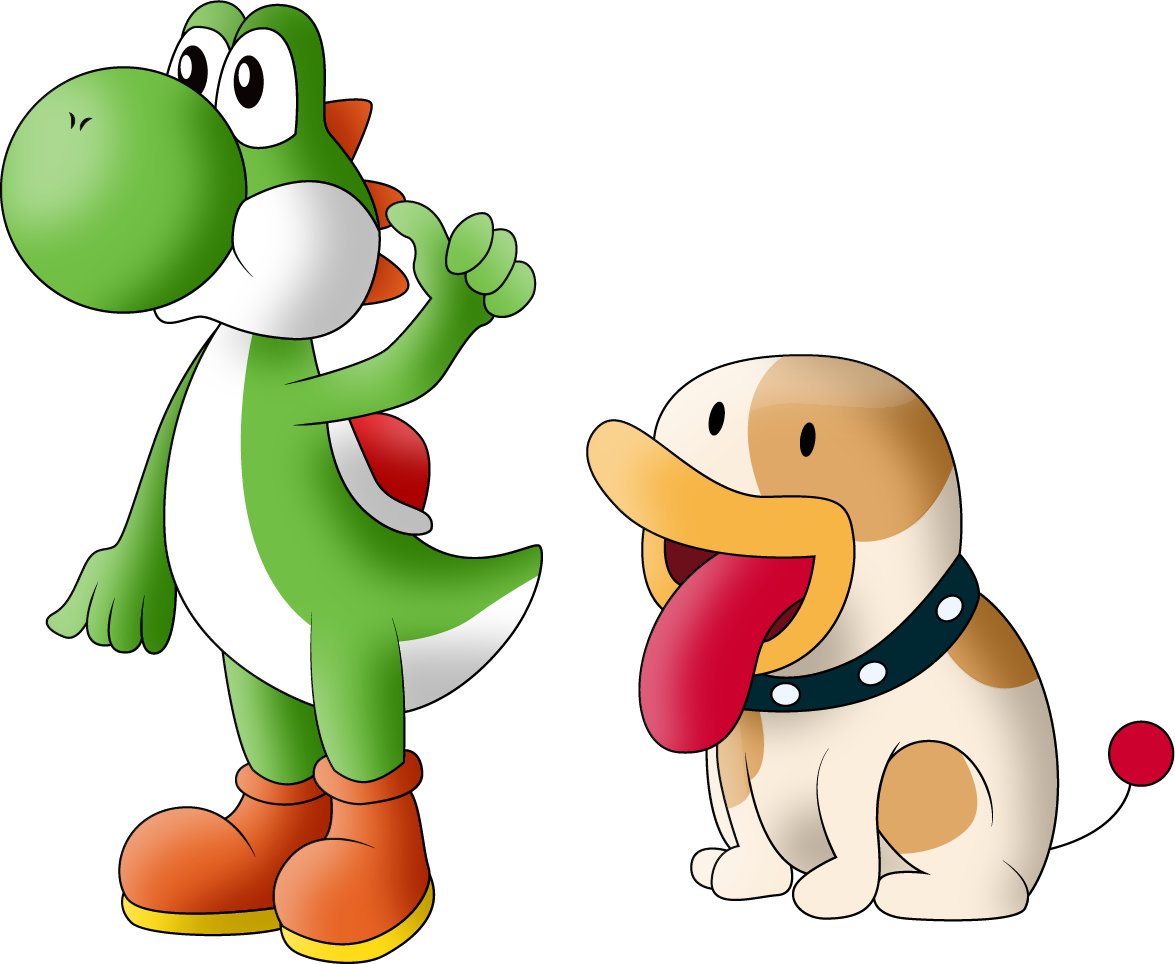 Yoshi shop and poochy