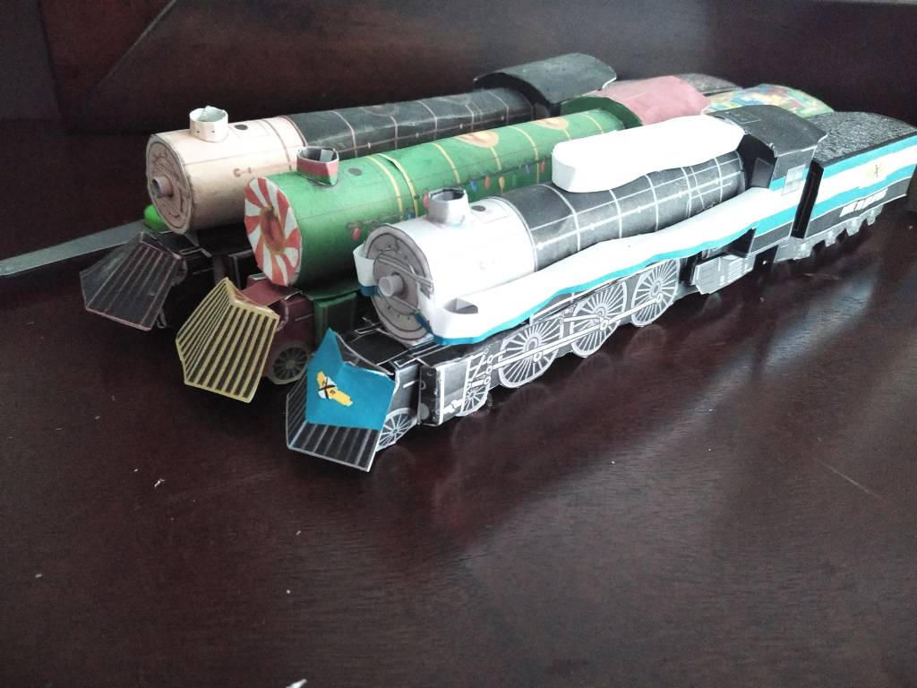 Paper Train Model Rxr RXRmodels 4-6-2 by ChristopherCRIZTOP3 on DeviantArt