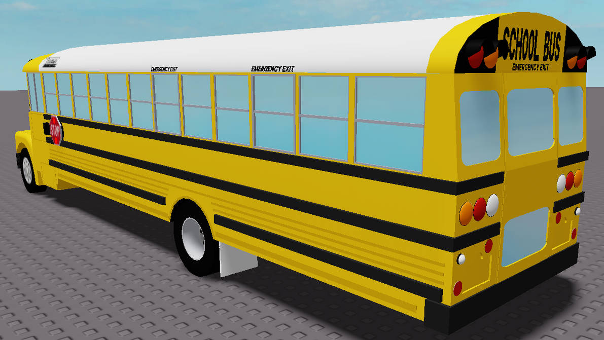 Thomas Build FS-65 school bus rear by ChristopherCRIZTOP3 on DeviantArt