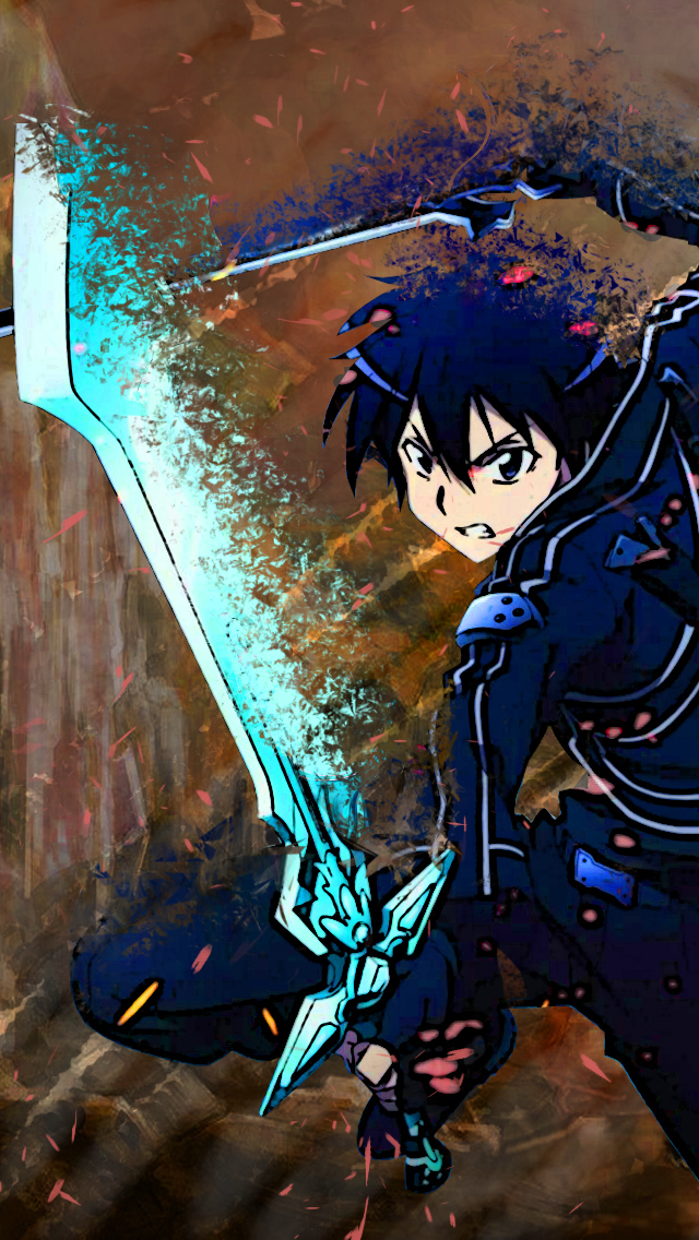 Sword Art Online Iphone Shatter Wallpaper By Solywack On Deviantart