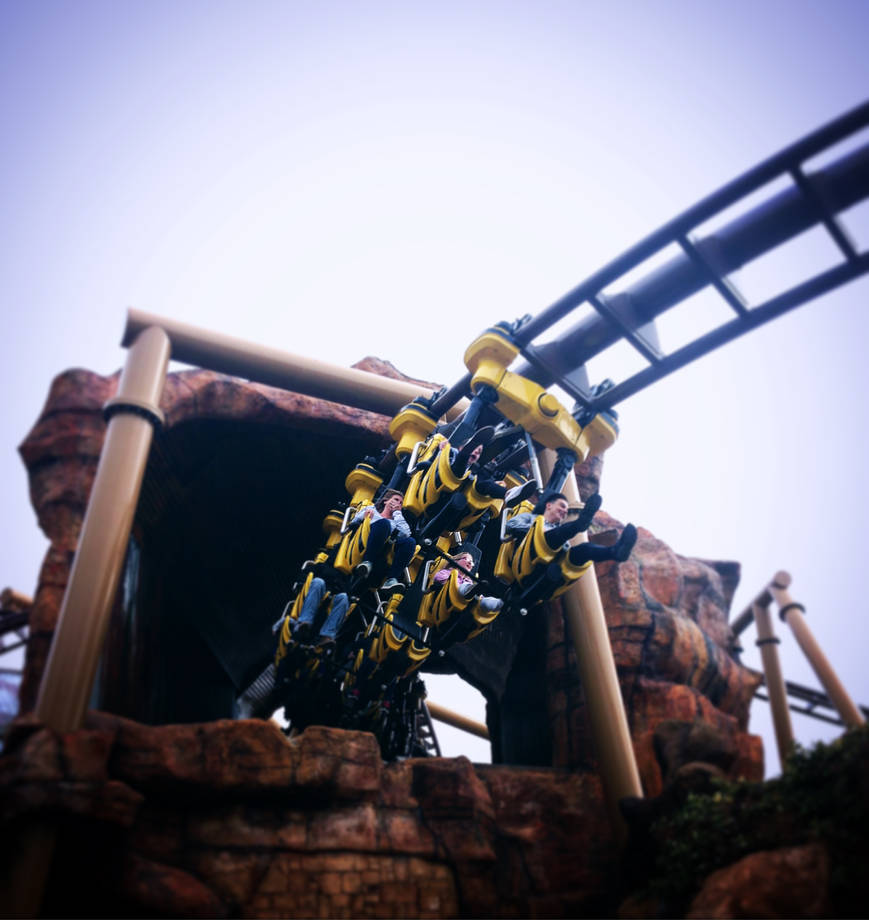 Perseus Flight Ride Coaster Flight of the Pterosaur by TheHappyNumpty on DeviantArt
