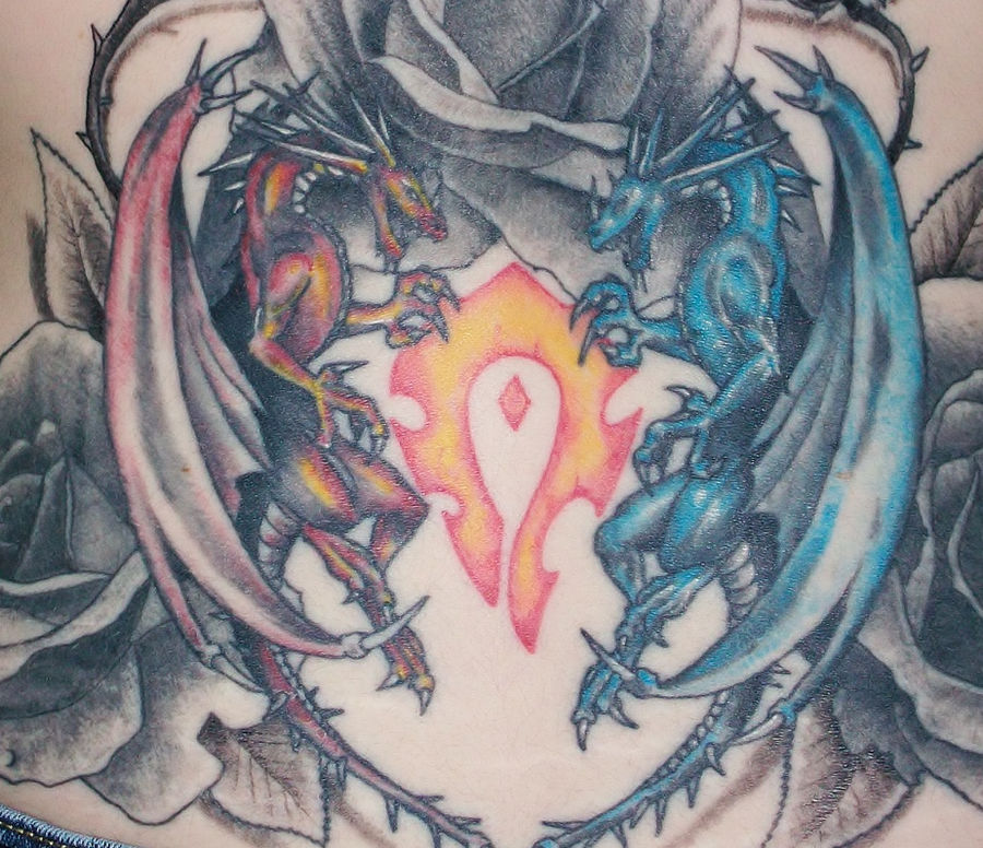 Fire and Ice Dragons by hyperpittie on DeviantArt