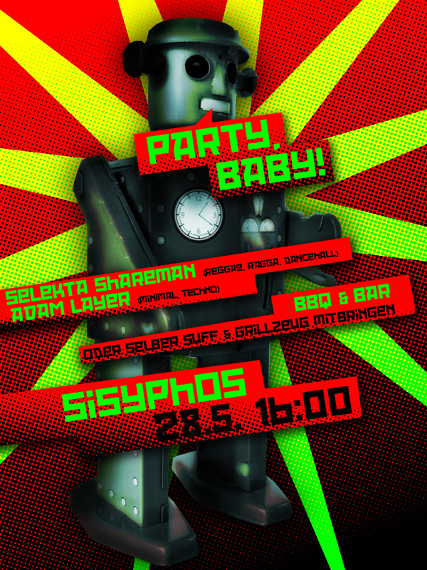 Partyrobot flyer