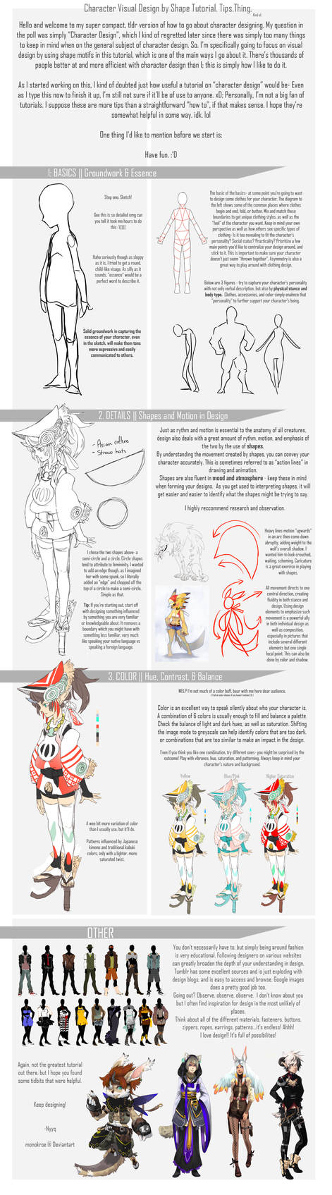 Basic Character Design By Shape By Monokroe On Deviantart Basic Character Design By Shape By Monokroe On Deviantart