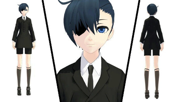 MMD Ciel Phantomhive Funeral Outfit WIP by DizVonGltch on DeviantArt