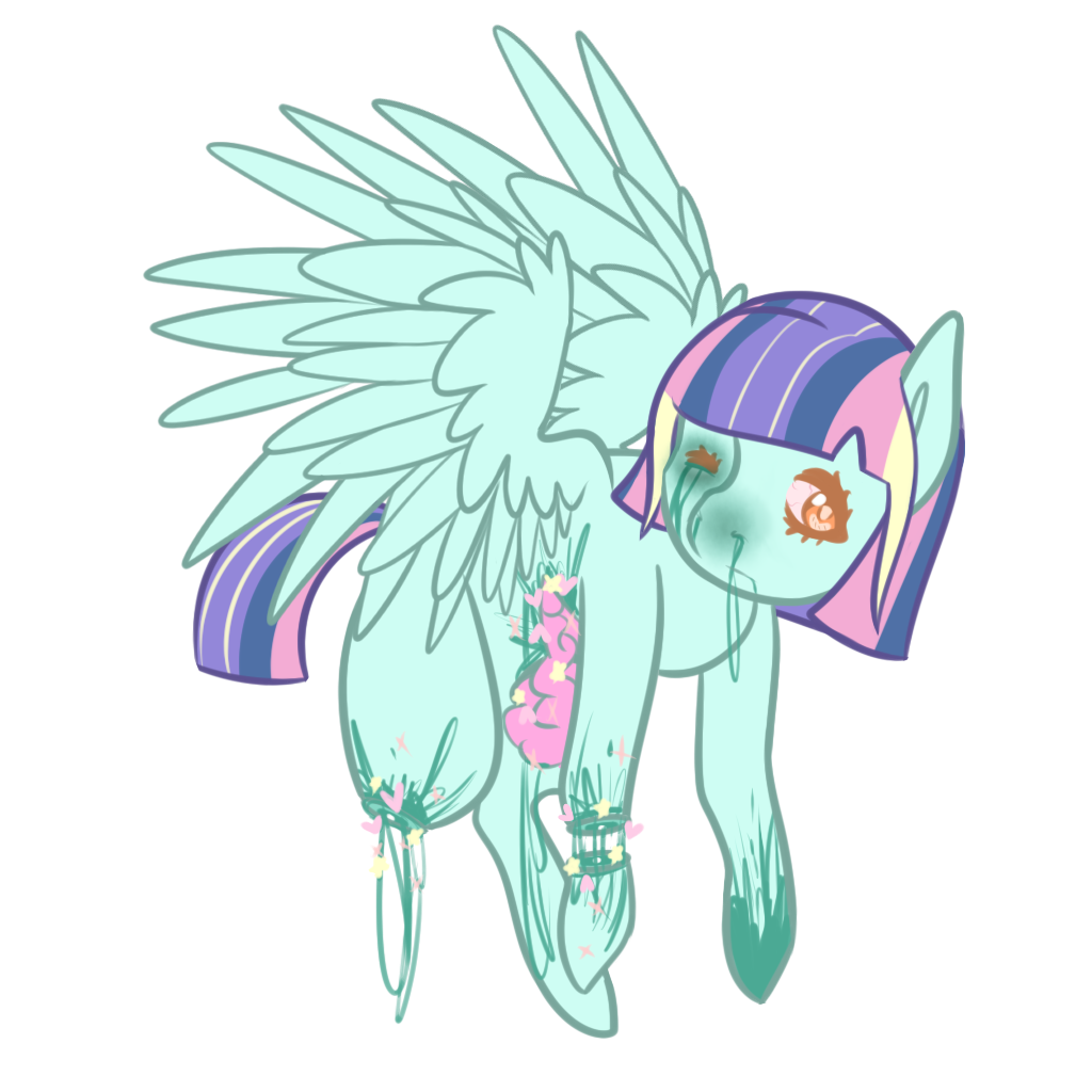 Tripped (MLP OC) [Pastel Gore]