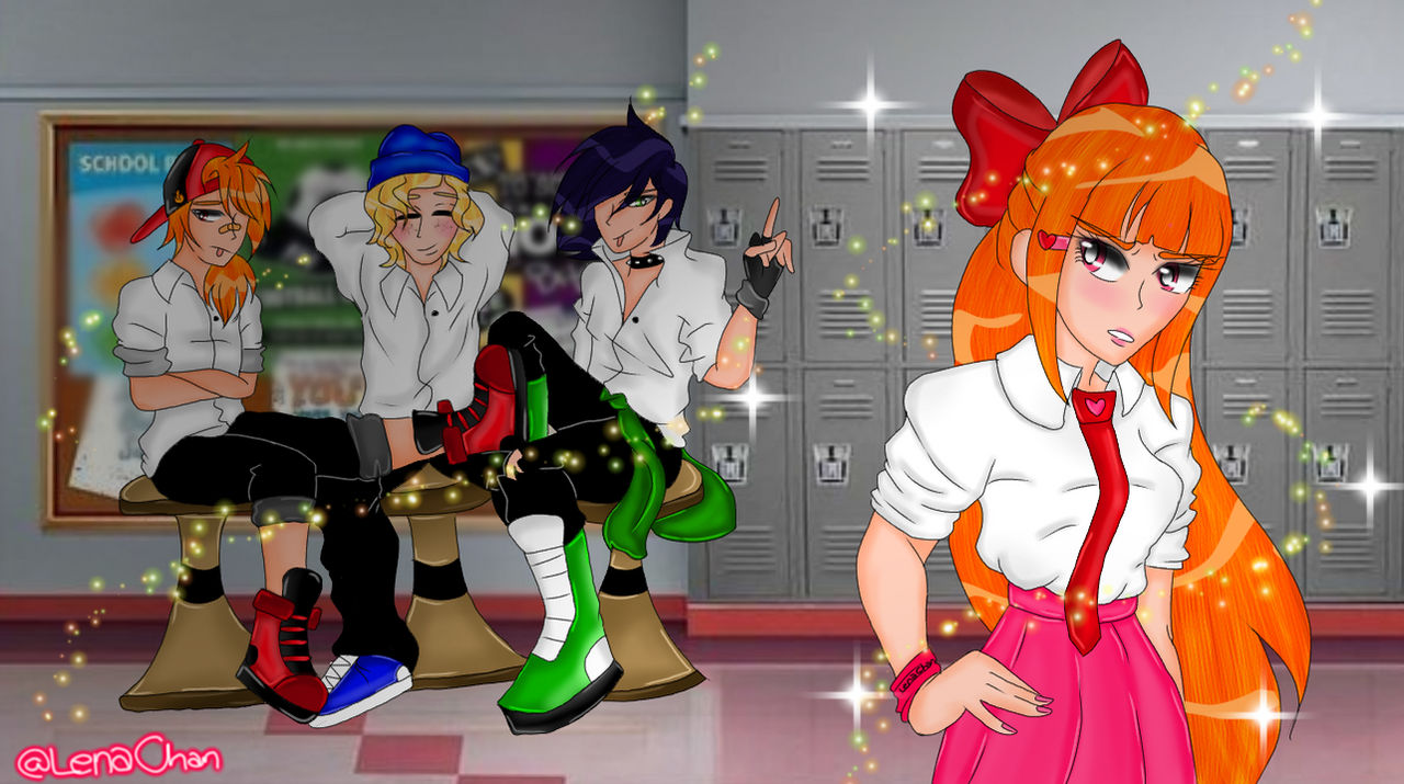 Blossom Rrtb RowdyRuff Boys and Blossom by GachaLenaTR on DeviantArt