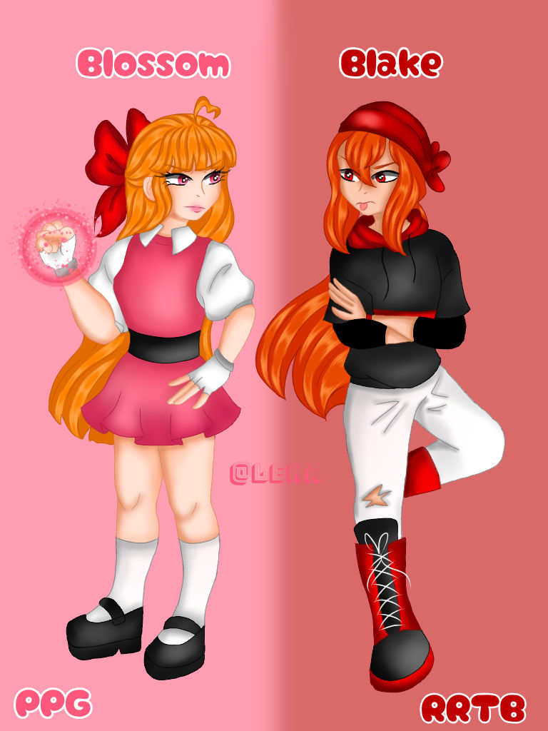 Blossom Rrtb PPG Blossom and RRTB Blake by GachaLenaTR on DeviantArt