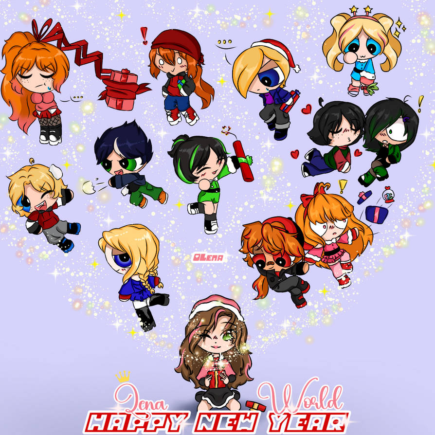 Happy new year - PPG RRB PPNKG RRTB by GachaLenaTR on DeviantArt