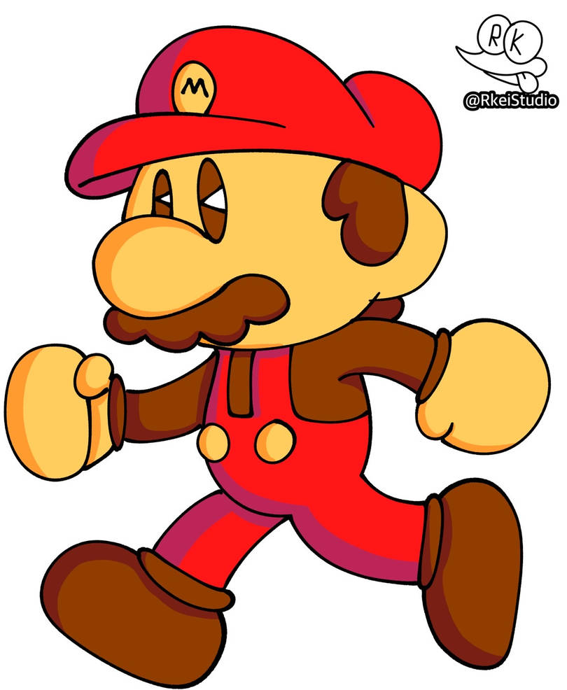Mario Front 8 Bit 8-Bit Mario by RkeiStudio on DeviantArt
