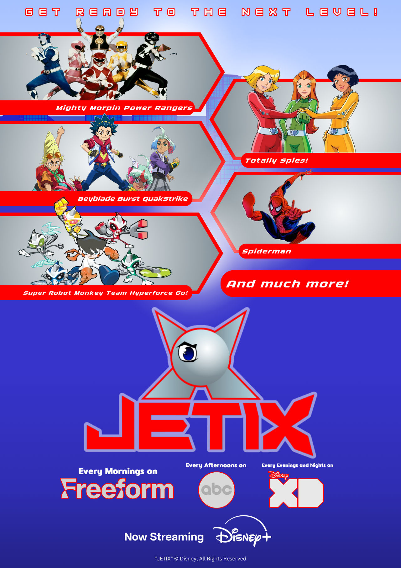 Jetix (US) | Disney's Action Block Poster by MegaJetix on DeviantArt