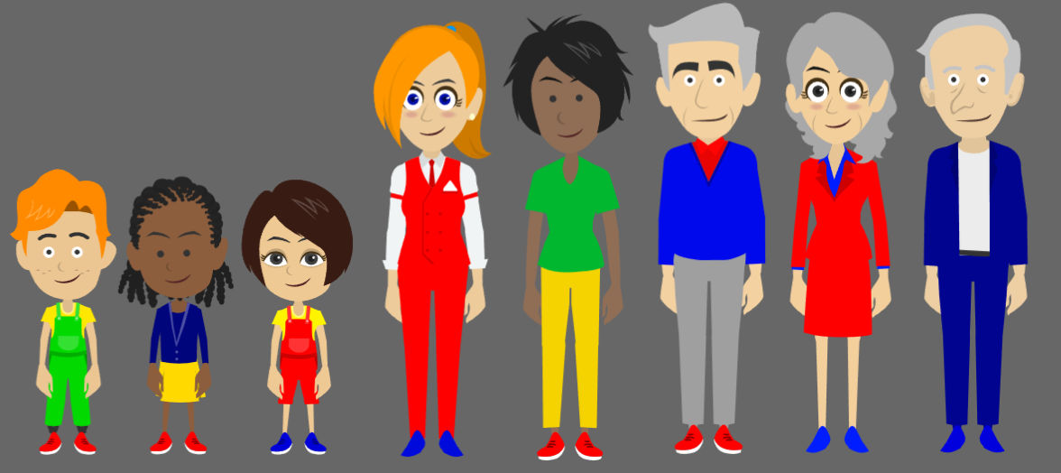 My Other Caillou characters in GoAnimate/Vyond. by MegaJetix on DeviantArt