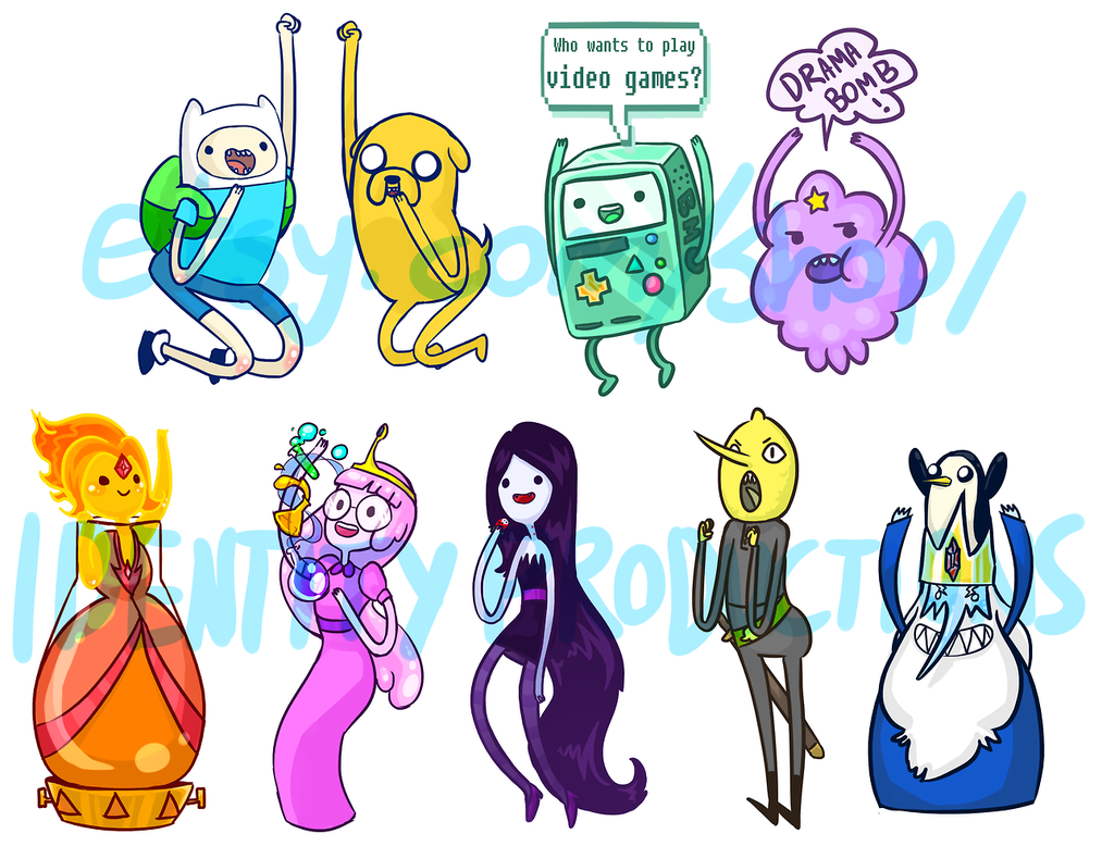 Adventure Time Bookmark Set By IdentityPolution On DeviantArt
