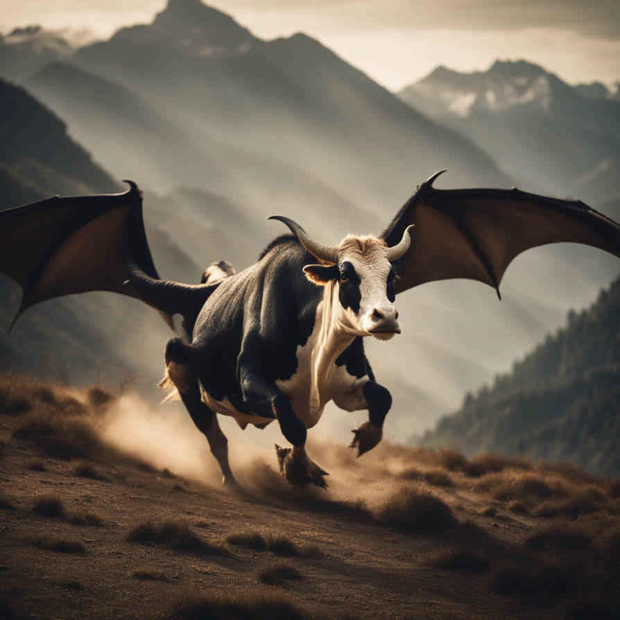 Legendary Cow Apparantly the lovechild of a cow and a dragon by bigmike2545 on DeviantArt